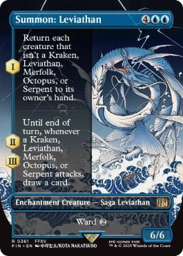 [361]【EN】■ボーダーレス■召喚：リヴァイアサン/Summon: Leviathan【FIN】[R][青]