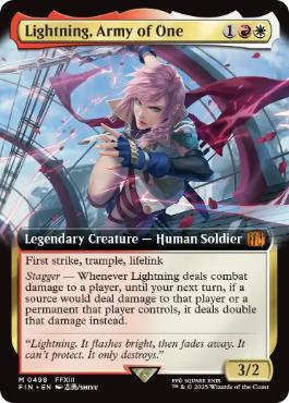 [498]【EN】■拡張アート■シーンドライブ、ライトニング/Lightning, Army of One【FIN】[M][多色]