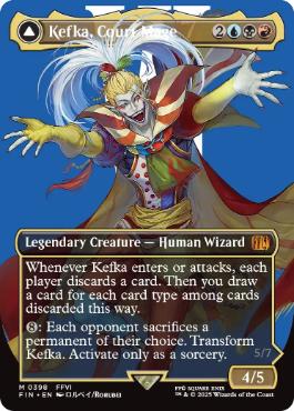 [398]【EN】■ボーダーレス■人造魔導士、ケフカ/Kefka, Court Mage【FIN】[M][多色]
