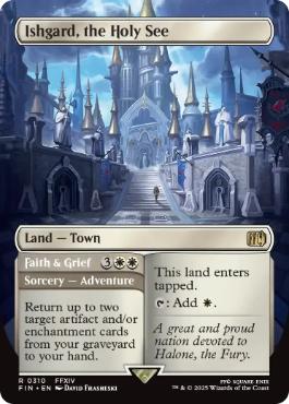 [310]【EN】■ボーダーレス■山の都、イシュガルド/Ishgard, the Holy See【FIN】[R][土地]