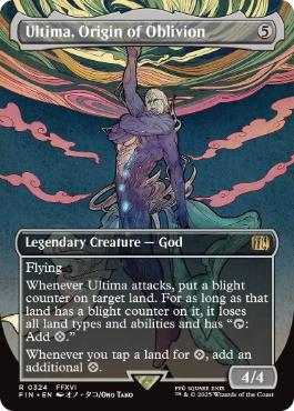 [324]【EN】【FOIL】■ボーダーレス■原初の生命体、アルテマ/Ultima, Origin of Oblivion【FIN】[R][無]