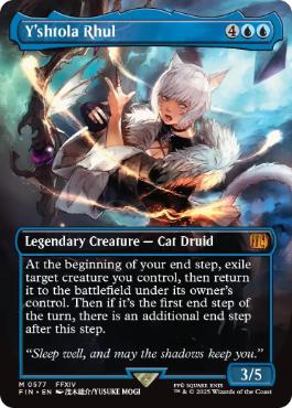 [577]【EN】【FOIL】■ボーダーレス■ヤ・シュトラ・ルル/Y'shtola Rhul【FIN】[M][青]