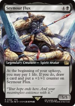 [452]【EN】【FOIL】■拡張アート■シーモア：終異体/Seymour Flux【FIN】[R][黒]