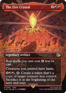[337]【EN】【FOIL】■ボーダーレス■火のクリスタル/The Fire Crystal【FIN】[R][赤]