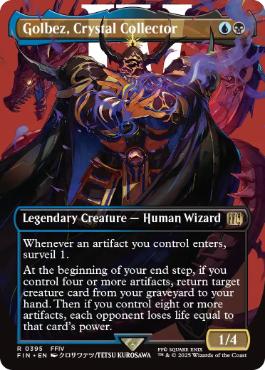 [395]【EN】【FOIL】■ボーダーレス■クリスタルを集める者、ゴルベーザ/Golbez, Crystal Collector【FIN】[R][多色]