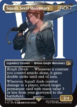 [402]【EN】【FOIL】■ボーダーレス■SeeDの傭兵、スコール/Squall, SeeD Mercenary【FIN】[R][多色]