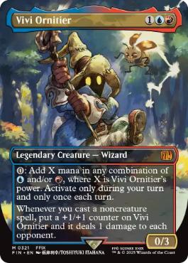 [321]【EN】【FOIL】■ボーダーレス■迷える黒魔道士、ビビ/Vivi Ornitier【FIN】[M][多色]