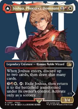 [397]【EN】【FOIL】■ボーダーレス■フェニックスのドミナント、ジョシュア/Joshua, Phoenix's Dominant【FIN】[R][多色]