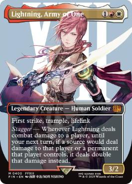 [400]【EN】【FOIL】■ボーダーレス■シーンドライブ、ライトニング/Lightning, Army of One【FIN】[M][多色]