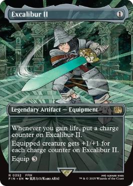 [352]【EN】【FOIL】■ボーダーレス■エクスカリバーⅡ/Excalibur II【FIN】[R][茶]
