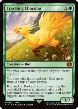 [210]【EN】旅するチョコボ/Traveling Chocobo【FIN】[M][緑]