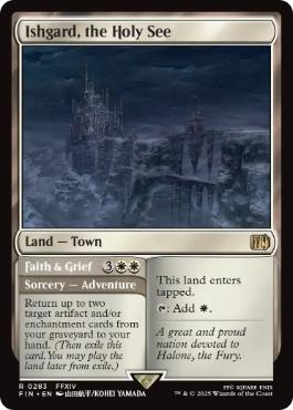 [283]【EN】山の都、イシュガルド/Ishgard, the Holy See【FIN】[R][土地]