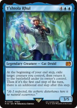 [086]【EN】【FOIL】ヤ・シュトラ・ルル/Y'shtola Rhul【FIN】[M][青]