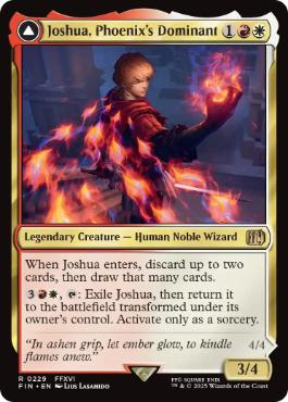 [229]【EN】【FOIL】フェニックスのドミナント、ジョシュア/Joshua, Phoenix's Dominant【FIN】[R][多色]