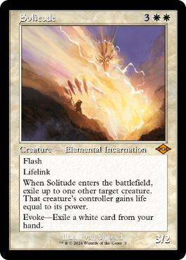 [003]【EN】【FOIL】■旧枠■孤独/Solitude【H2R】[M][白]
