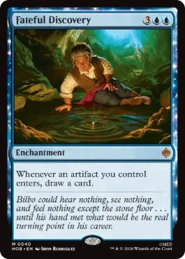 [040]【EN】【FOIL】運命的な発見/Fateful Discovery【HOB】[M][青]