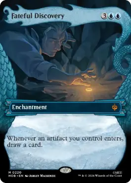 [220]【EN】【FOIL】■ボーダーレス■運命的な発見/Fateful Discovery【HOB】[M][青]