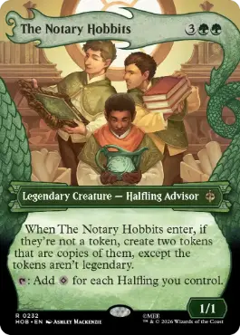 [232]【EN】■ボーダーレス■ホビットの公証人/The Notary Hobbits【HOB】[R][緑]