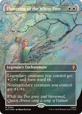 [054]【EN】【サージFOIL】■ボーダーレス■白の木に花開く/Flowering of the White Tree【HOC】[M][白]