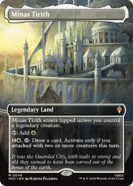 [049]【EN】【FOIL】■ボーダーレス■ミナス・ティリス/Minas Tirith【HOC】[M][土地]