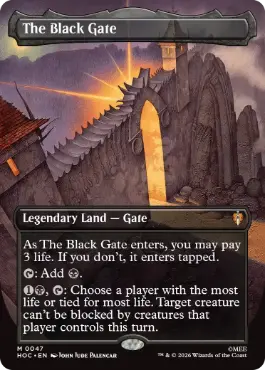 [047]【EN】【FOIL】■ボーダーレス■黒門/The Black Gate【HOC】[M][土地]