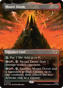 [050]【EN】■ボーダーレス■滅びの山/Mount Doom【HOC】[M][土地]