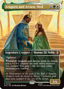 [028]【EN】■ボーダーレス■契り結びし、アラゴルンとアルウェン/Aragorn and Arwen, Wed【HOC】[M][多色]