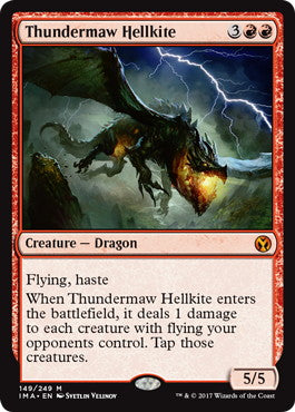 [149]【EN】雷口のヘルカイト/Thundermaw Hellkite【IMA】[M][赤]