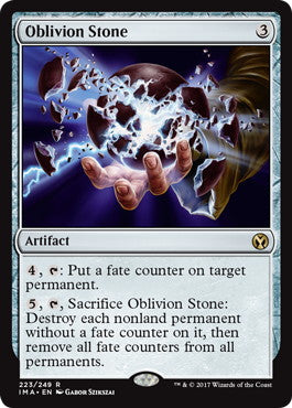 [223]【EN】【FOIL】忘却石/Oblivion Stone【IMA】[R][茶]
