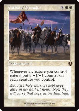 [337]【EN】■旧枠■聖戦士の進軍/Cathars' Crusade【INR】[R][白]