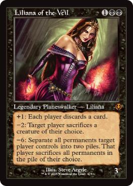 [475]【EN】■旧枠■ヴェールのリリアナ/Liliana of the Veil【INR】[M][黒]