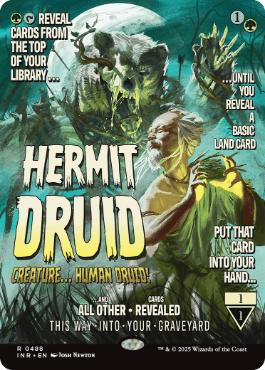 [488]【EN】■ボーダーレス■隠遁ドルイド/Hermit Druid【INR】[R][緑]