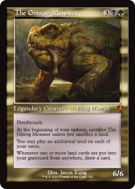 [431]【EN】■旧枠■ギトラグの怪物/The Gitrog Monster【INR】[M][多色]