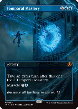 [307]【EN】【FOIL】■ボーダーレス■時間の熟達/Temporal Mastery【INR】[M][青]
