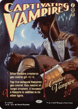 [484]【EN】【FOIL】■ボーダーレス■蠱惑的な吸血鬼/Captivating Vampire【INR】[R][黒]
