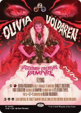 [490]【EN】【FOIL】■ボーダーレス■オリヴィア・ヴォルダーレン/Olivia Voldaren【INR】[M][多色]