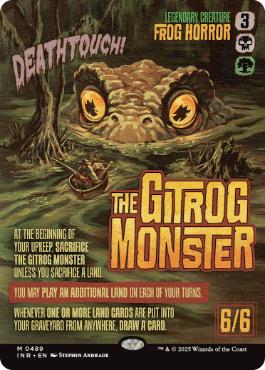 [489]【EN】【FOIL】■ボーダーレス■ギトラグの怪物/The Gitrog Monster【INR】[M][多色]