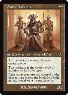 [445]【EN】【FOIL】■旧枠■金属ミミック/Metallic Mimic【INR】[R][茶]