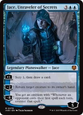 [070]【EN】秘密の解明者、ジェイス/Jace, Unraveler of Secrets【INR】[M][青]