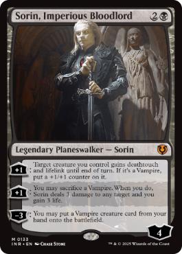 [133]【EN】傲慢な血王、ソリン/Sorin, Imperious Bloodlord【INR】[M][黒]