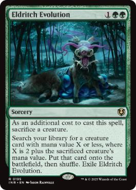 [195]【EN】【FOIL】異界の進化/Eldritch Evolution【INR】[R][緑]