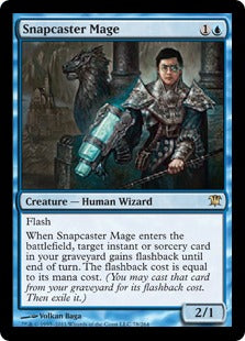 [078]【EN】瞬唱の魔道士/Snapcaster Mage【ISD】[R][青]