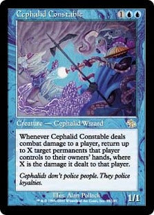 [035]【JP】セファリッドの警官/Cephalid Constable【JUD】[R][青]