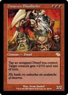 [084]【JP】血たぎるドワーフ/Dwarven Bloodboiler【JUD】[R][赤]