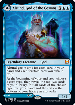 [040]【EN】星界の神、アールンド/Alrund, God of the Cosmos【KHM】[M][青]