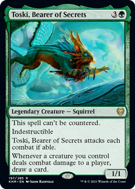 [197]【EN】秘密を知るもの、トスキ/Toski, Bearer of Secrets【KHM】[R][緑]