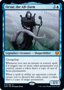 [070]【EN】【FOIL】万物の姿、オルヴァール/Orvar, the All-Form【KHM】[M][青]