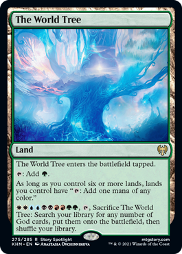 [275]【EN】【FOIL】世界樹/The World Tree【KHM】[R][土地]