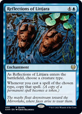 [400]【EN】【FOIL】■PROMO■リトヤラの反射/Reflections of Littjara【KHM】[R][青]