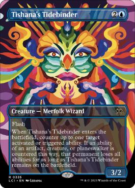 [335]【EN】【FOIL】■ボーダーレス■ティシャーナの潮縛り/Tishana's Tidebinder【LCI】[R][青]